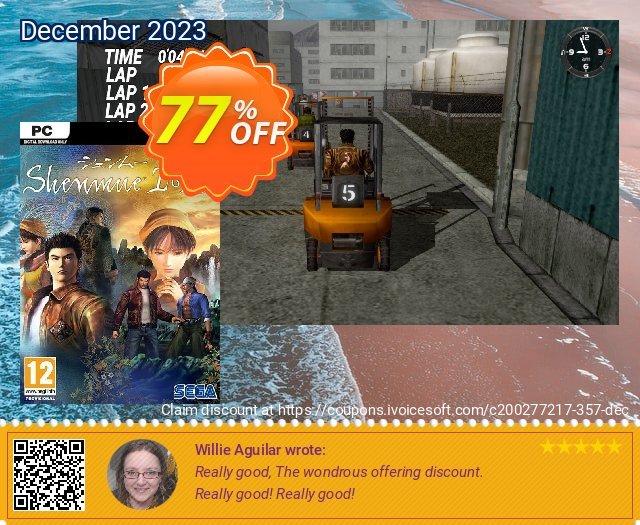 Shenmue I & II PC discount 77% OFF, 2022 Memorial Day offering sales. Shenmue I &amp; II PC Deal