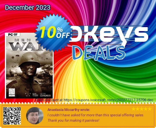 Men of War (PC) discount 10% OFF, 2024 April Fools' Day offering sales. Men of War (PC) Deal 2024 CDkeys