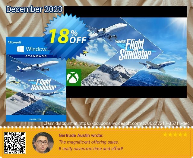 Microsoft Flight Simulator - Windows 10 PC (UK) exklusiv Verkaufsförderung Bildschirmfoto