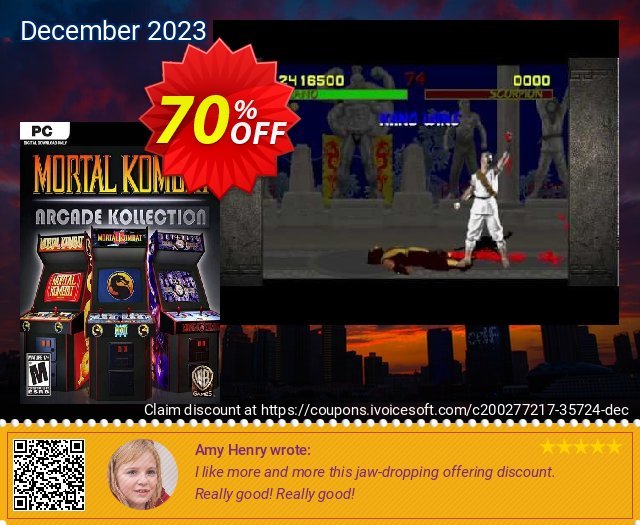 Mortal Kombat: Arcade Kollection PC discount 70% OFF, 2024 Spring offering sales. Mortal Kombat: Arcade Kollection PC Deal 2024 CDkeys