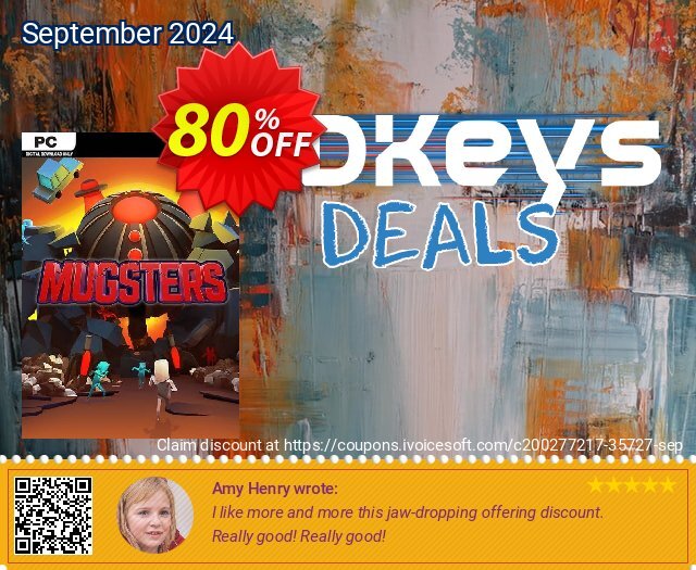 Mugsters PC discount 80% OFF, 2024 National Family Day offering discount. Mugsters PC Deal 2024 CDkeys