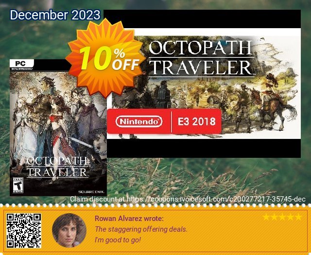 Octopath Traveler PC ausschließenden Verkaufsförderung Bildschirmfoto