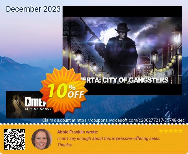 Omerta  City of Gangsters PC unglaublich Preisnachlass Bildschirmfoto