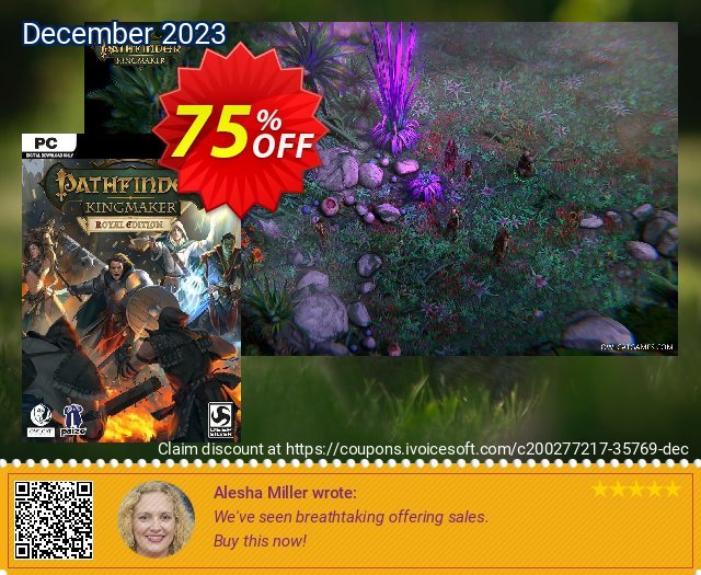 Pathfinder: Kingmaker - Royal Edition menakuntukan kupon diskon Screenshot
