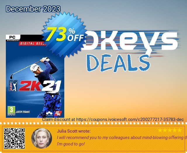 PGA Tour 2K21 Deluxe Edition PC (EU) khas penawaran deals Screenshot
