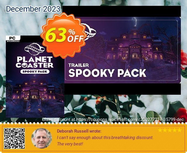 Planet Coaster PC - Spooky Pack DLC dahsyat kupon Screenshot