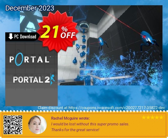 Portal Bundle PC verwunderlich Ermäßigungen Bildschirmfoto
