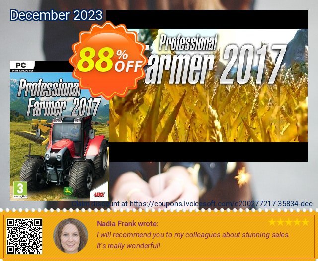 Professional Farmer 2017 PC 大的 促销 软件截图