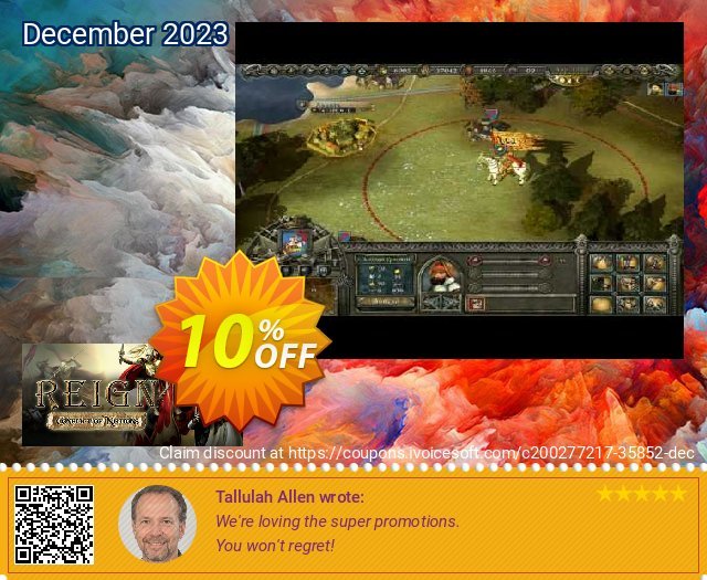 Reign Conflict of Nations PC überraschend Preisnachlass Bildschirmfoto