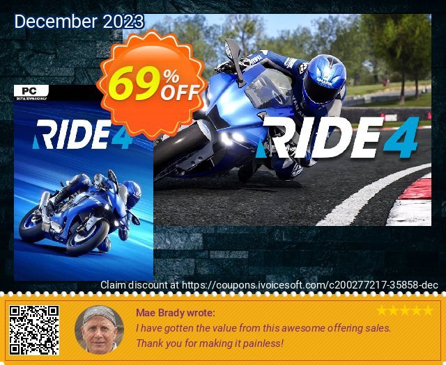 Ride 4 PC discount 69% OFF, 2024 Resurrection Sunday offering sales. Ride 4 PC Deal 2024 CDkeys