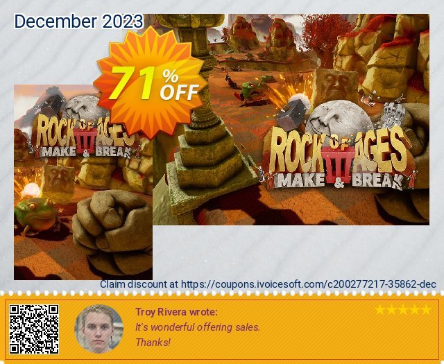 Rock of Ages 3: Make & Break PC  굉장한   가격을 제시하다  스크린 샷