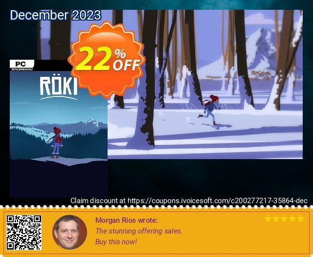 Röki PC discount 22% OFF, 2024 National Coffee Day promo. Röki PC Deal 2024 CDkeys