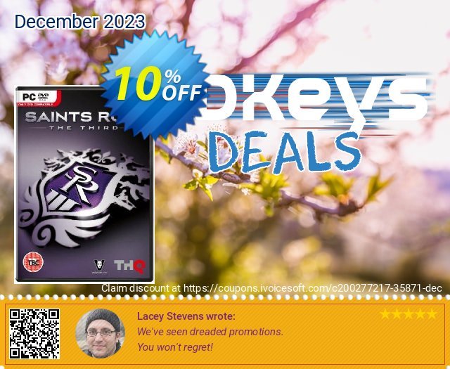 Saints Row The Third PC discount 10% OFF, 2024 April Fools' Day offering sales. Saints Row The Third PC Deal 2024 CDkeys
