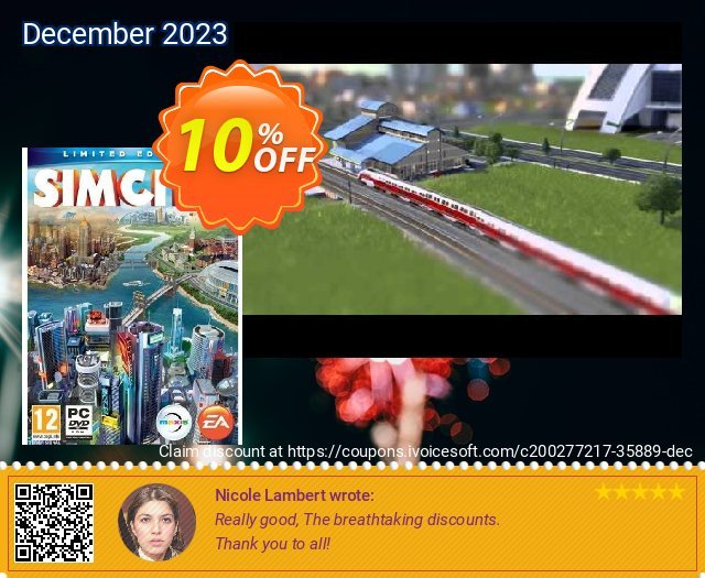 SimCity - Limited Edition (PC) 偉大な  アドバタイズメント スクリーンショット