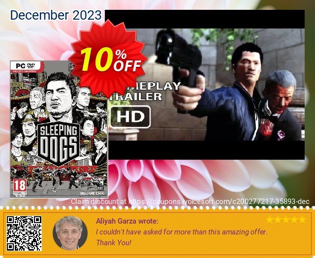 Sleeping Dogs (PC) discount 10% OFF, 2024 April Fools' Day offering sales. Sleeping Dogs (PC) Deal 2024 CDkeys