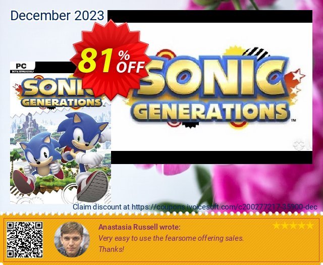 Sonic Generations Collection PC (EU) discount 81% OFF, 2024 Autumn offering deals. Sonic Generations Collection PC (EU) Deal 2024 CDkeys