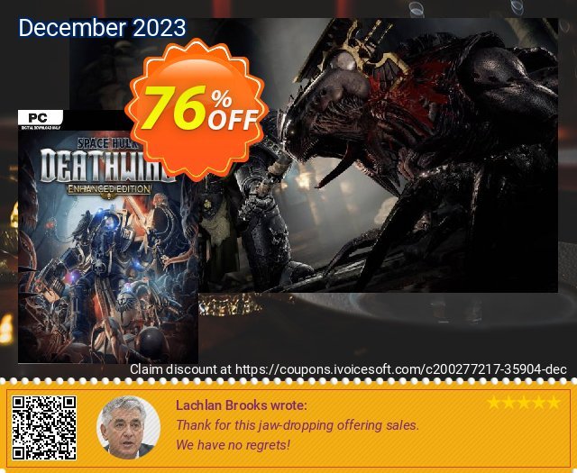 Space Hulk: Deathwing - Enhanced Edition PC discount 76% OFF, 2024 World Backup Day offering discount. Space Hulk: Deathwing - Enhanced Edition PC Deal 2024 CDkeys