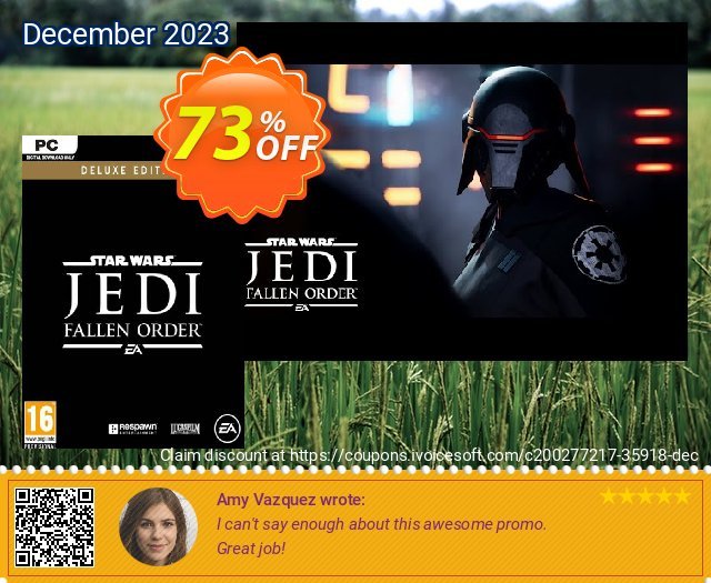 Star Wars Jedi: Fallen Order Deluxe Edition PC tidak masuk akal kupon Screenshot