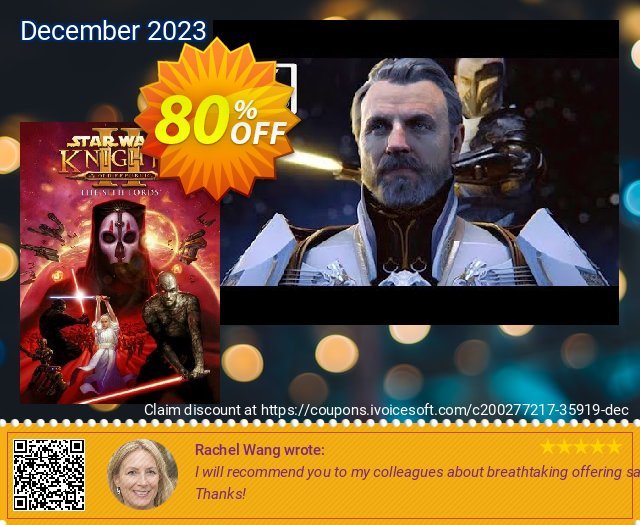 Star Wars Knights of the Old Republic II - The Sith Lords PC beeindruckend Preisreduzierung Bildschirmfoto