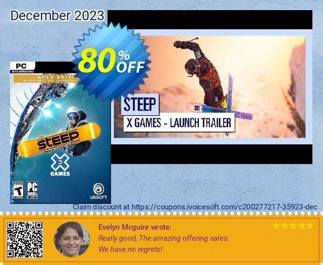 Steep X Games- Gold Edition PC (EU) umwerfenden Sale Aktionen Bildschirmfoto