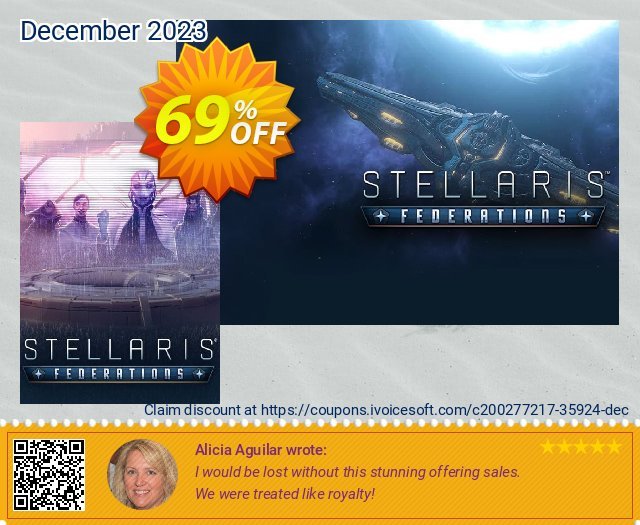 Stellaris: Federations PC discount 69% OFF, 2024 World Backup Day offering sales. Stellaris: Federations PC Deal 2024 CDkeys