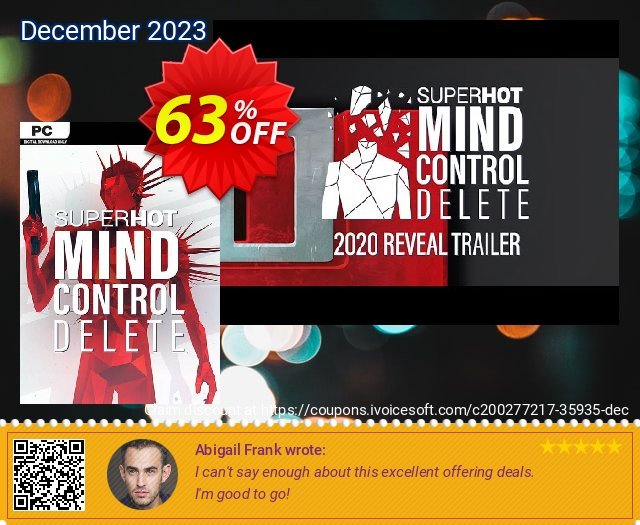 SUPERHOT: MIND CONTROL DELETE PC tersendiri kupon Screenshot