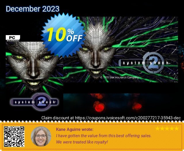 System Shock 2 PC discount 10% OFF, 2024 Int' Nurses Day promo sales. System Shock 2 PC Deal 2024 CDkeys