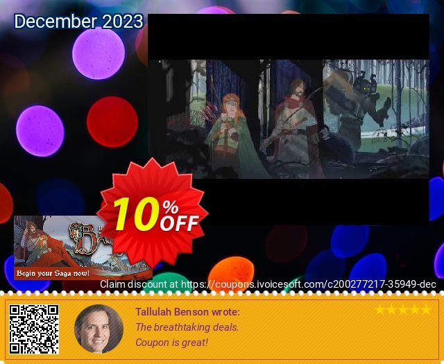 The Banner Saga PC tidak masuk akal kode voucher Screenshot