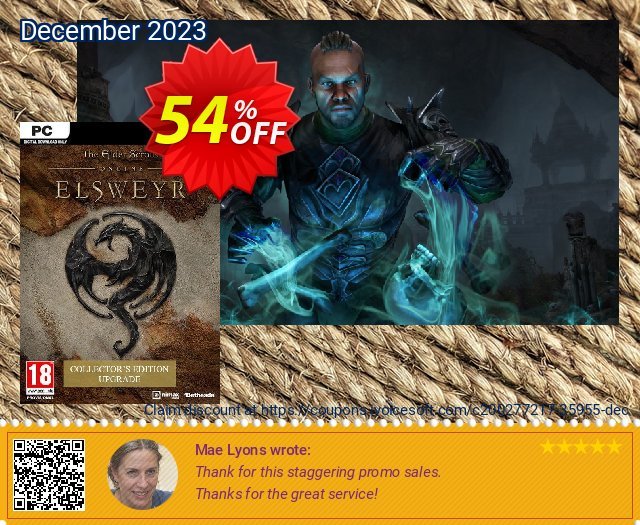 The Elder Scrolls Online - Elsweyr Collectors Edition Upgrade PC discount 54% OFF, 2024 World Heritage Day promotions. The Elder Scrolls Online - Elsweyr Collectors Edition Upgrade PC Deal 2024 CDkeys