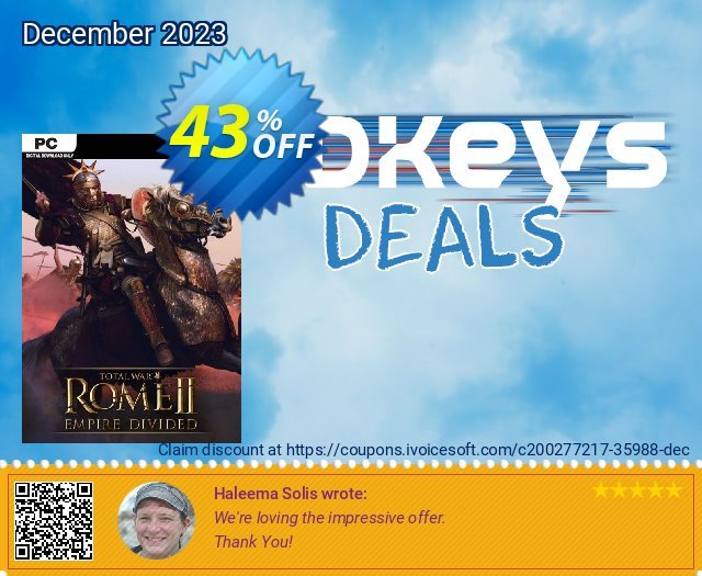 Total War: ROME II  - Empire Divided Campaign Pack PC-DLC discount 43% OFF, 2024 Resurrection Sunday offering sales. Total War: ROME II  - Empire Divided Campaign Pack PC-DLC Deal 2024 CDkeys