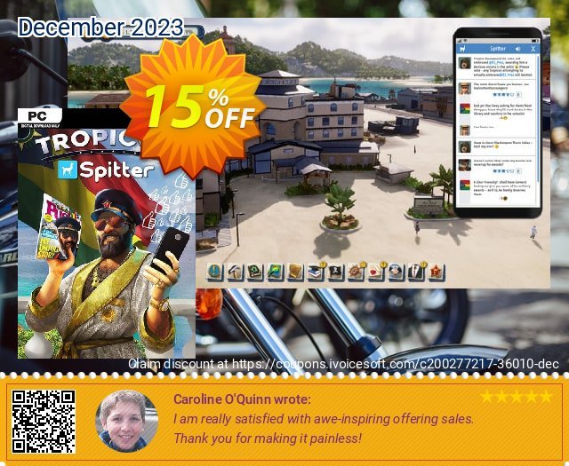 Tropico 6 - Spitter PC - DLC discount 15% OFF, 2024 World Heritage Day offering sales. Tropico 6 - Spitter PC - DLC Deal 2024 CDkeys