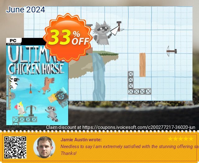 Ultimate Chicken Horse PC klasse Preisreduzierung Bildschirmfoto