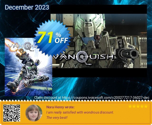 Vanquish PC (EU) 令人敬畏的 产品折扣 软件截图