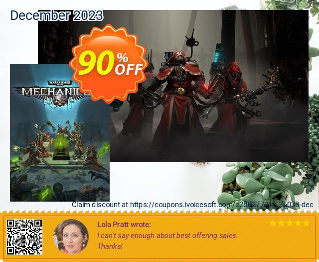 Warhammer 40,000: Mechanicus PC discount 90% OFF, 2024 April Fools' Day sales. Warhammer 40,000: Mechanicus PC Deal 2024 CDkeys