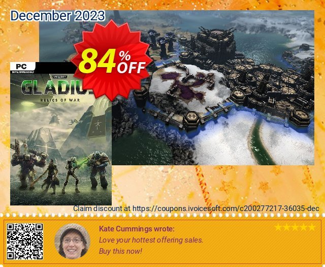 Warhammer 40,000: Gladius - Relics of War PC discount 84% OFF, 2024 Good Friday offer. Warhammer 40,000: Gladius - Relics of War PC Deal 2024 CDkeys