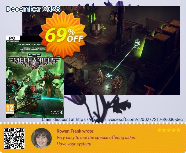 Warhammer 40,000: Mechanicus PC + Bonus Content 驚きっ放し プロモーション スクリーンショット