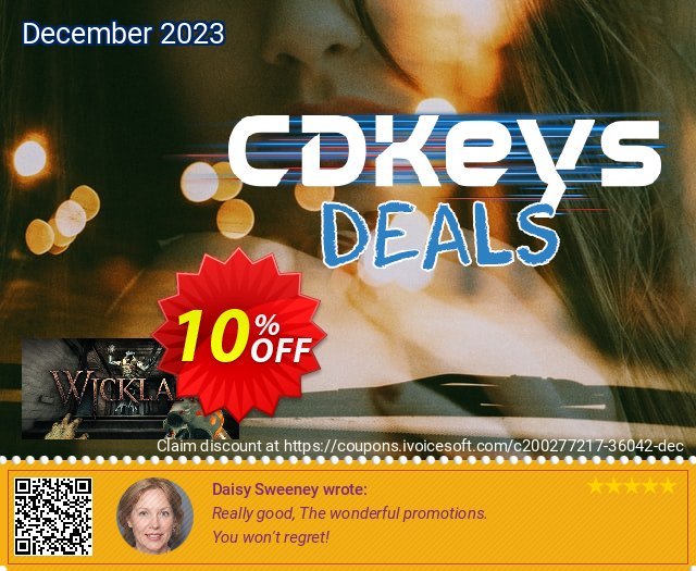 Wickland PC discount 10% OFF, 2024 World Press Freedom Day offering sales. Wickland PC Deal 2024 CDkeys