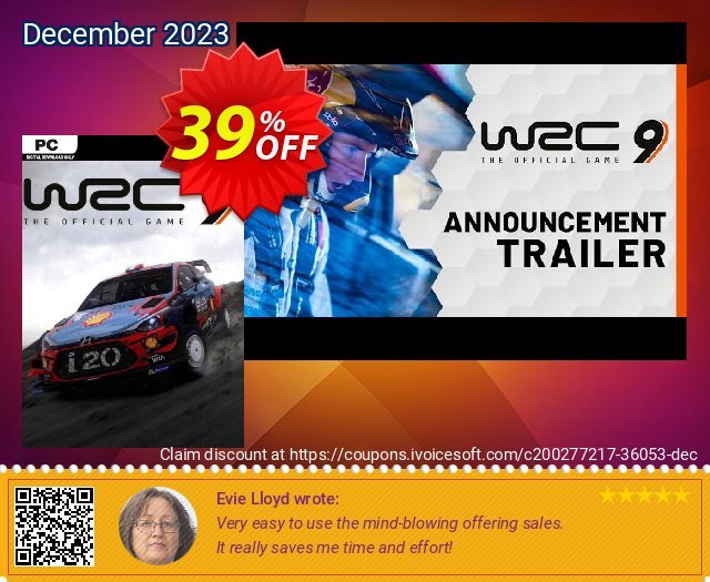 WRC 9 - The Official Game PC discount 39% OFF, 2024 Resurrection Sunday offer. WRC 9 - The Official Game PC Deal 2024 CDkeys