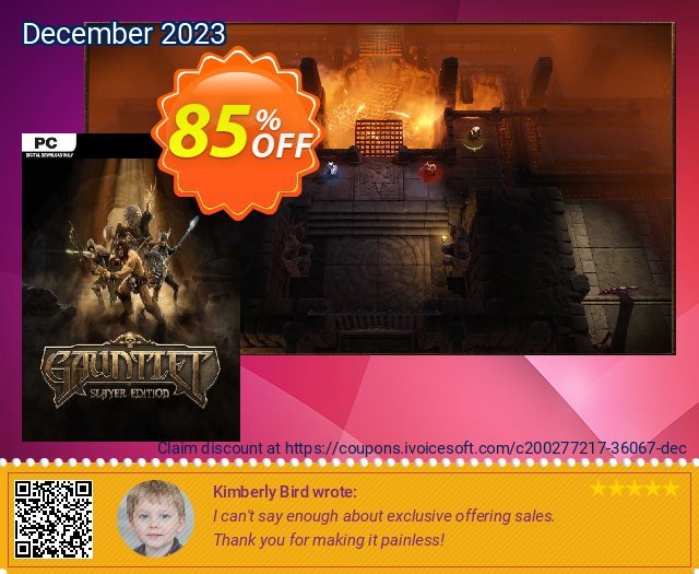 Gauntlet Slayer Edition PC 可怕的 优惠券 软件截图