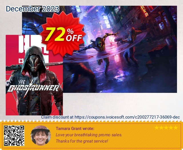 Ghostrunner PC überraschend Verkaufsförderung Bildschirmfoto