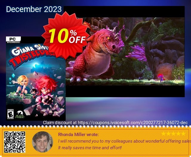 Giana Sisters Twisted Dreams PC discount 10% OFF, 2024 Easter Day offer. Giana Sisters Twisted Dreams PC Deal 2024 CDkeys