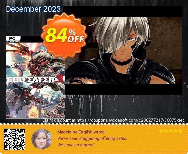 God Eater 3 PC (EU) discount 84% OFF, 2024 World Heritage Day offering sales. God Eater 3 PC (EU) Deal 2024 CDkeys
