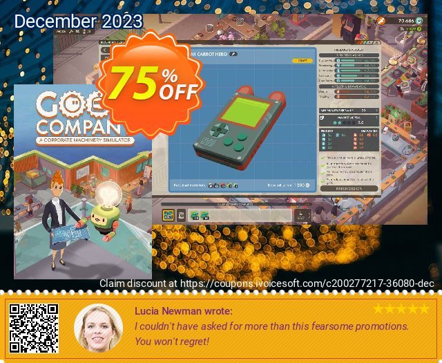 Good Company PC marvelous sales Screenshot