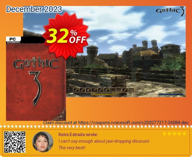 Gothic III PC discount 32% OFF, 2024 Spring offering sales. Gothic III PC Deal 2024 CDkeys