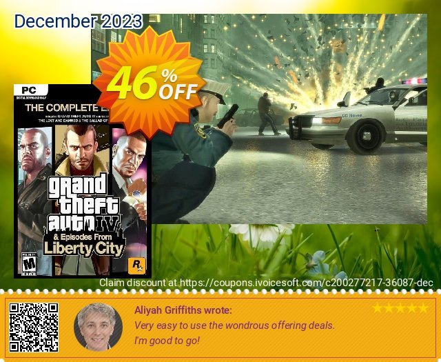 Grand Theft Auto IV: The Complete Edition PC (Rockstar) 驚きの連続 助長 スクリーンショット