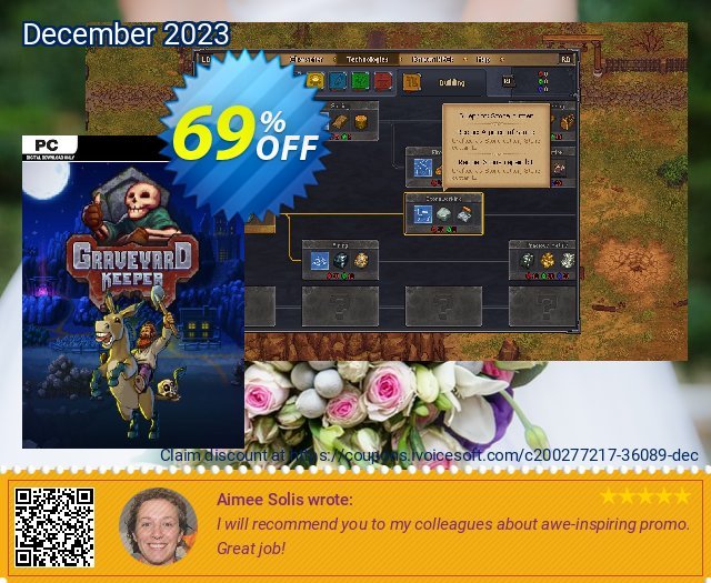 Graveyard Keeper PC discount 69% OFF, 2024 African Liberation Day deals. Graveyard Keeper PC Deal 2024 CDkeys