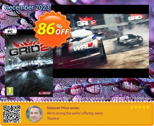 GRID 2 PC (EU) erstaunlich Preisnachlass Bildschirmfoto