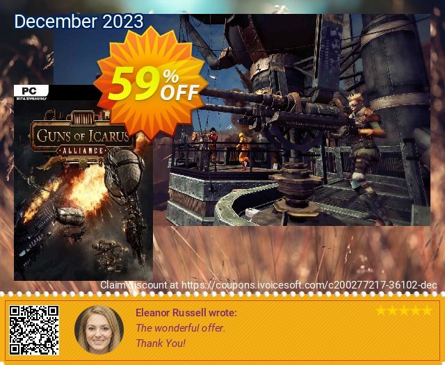 Guns of Icarus Alliance PC discount 59% OFF, 2024 Memorial Day offering sales. Guns of Icarus Alliance PC Deal 2024 CDkeys