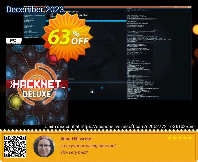 Hacknet Deluxe Edition PC discount 63% OFF, 2024 Int' Nurses Day offering sales. Hacknet Deluxe Edition PC Deal 2024 CDkeys