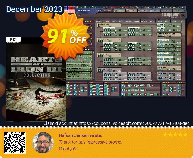 Hearts of Iron III Collection PC keren voucher promo Screenshot